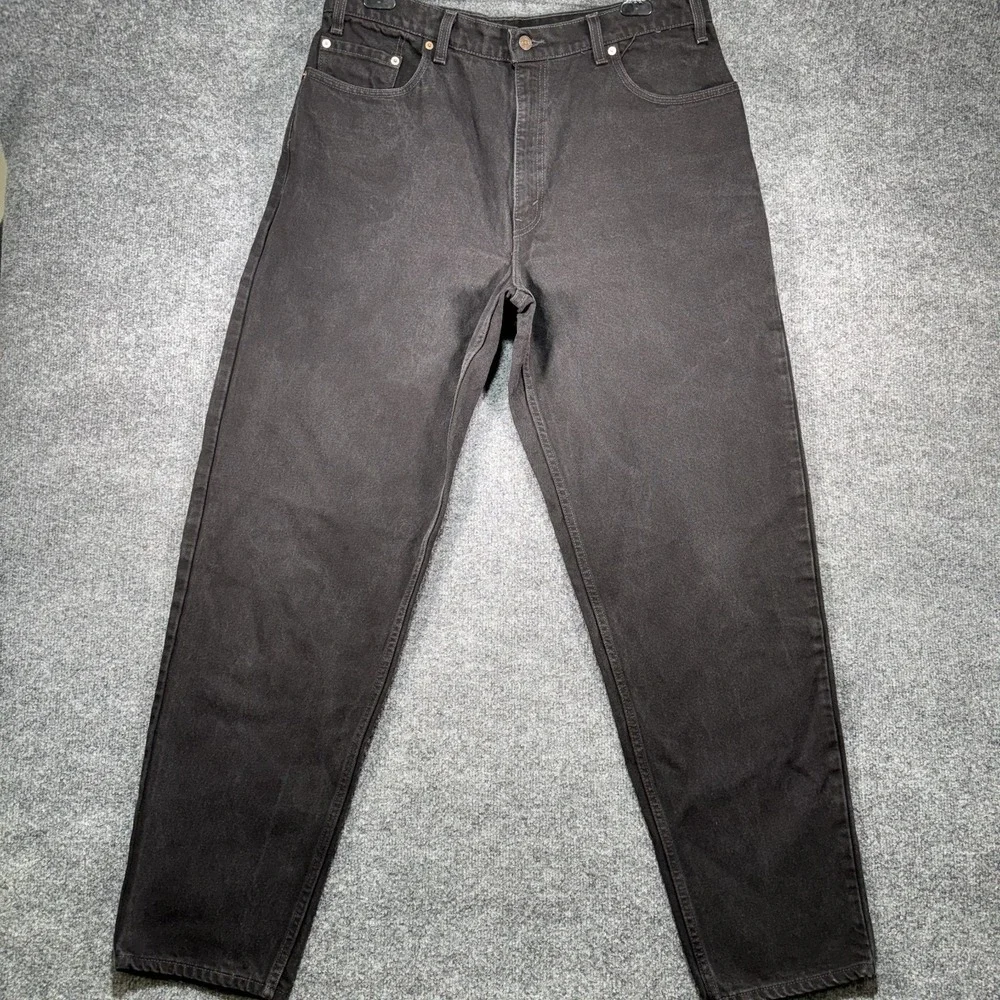 Levis 560 Jeans Men (Fit 36x34) Black Wide Loose Tapered Vintage Made in USA 90s
